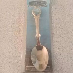 Vintage Collectors Silver Tone Travel Souvenir Spoon, "IDAHO", NIB